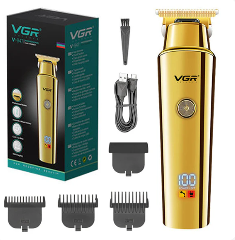 Original VGR V-947 Professional Electric Hair Trimmer Cordless Beard & Hair Clipper For Men Hair Cutter Machine Rechargeable Set